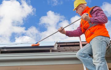 Little Lyth soft wash roof cleaning
